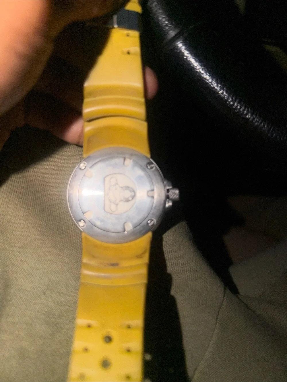 Citizen Men’s Blue Dial Yellow Strap Dive Watch